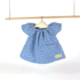 Kleid Blaugrau