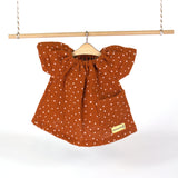Kleid Terracottafarben