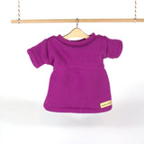 Sweatkleid Brombeerfarben