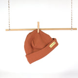 Beanie Terracottafarbton