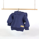 Hoodie Jeansblau